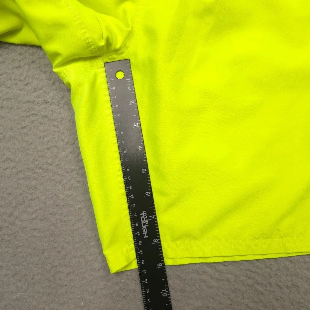 Nike Swim Trunks Mens XL Neon Yellow Elastic Waist Drawstring Pockets